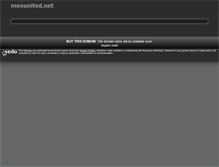 Tablet Screenshot of menunited.net